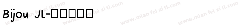 Bijou JL字体转换